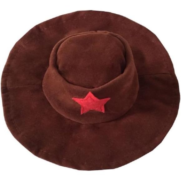 Cowboy Dog Costume with Hat Halloween Party Clothes for Cat and Small Puppies - Picture 2 of 6